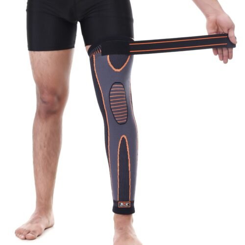 LONG KNEE SUPPORT (WITH STRAP)